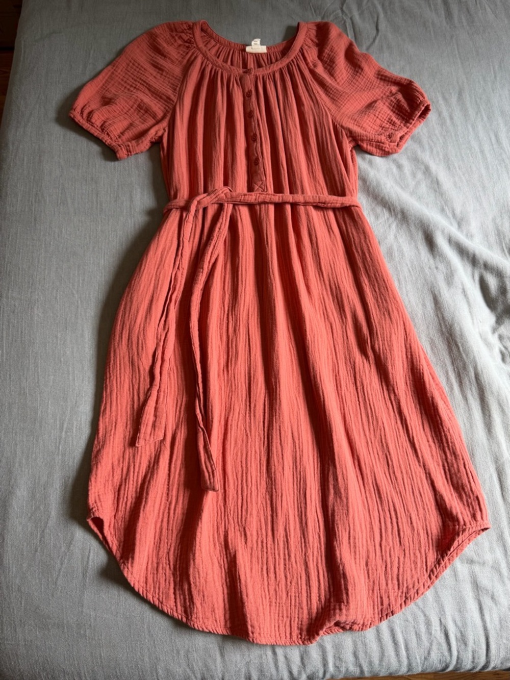 Ana A New Approach gauze cotton dress Size